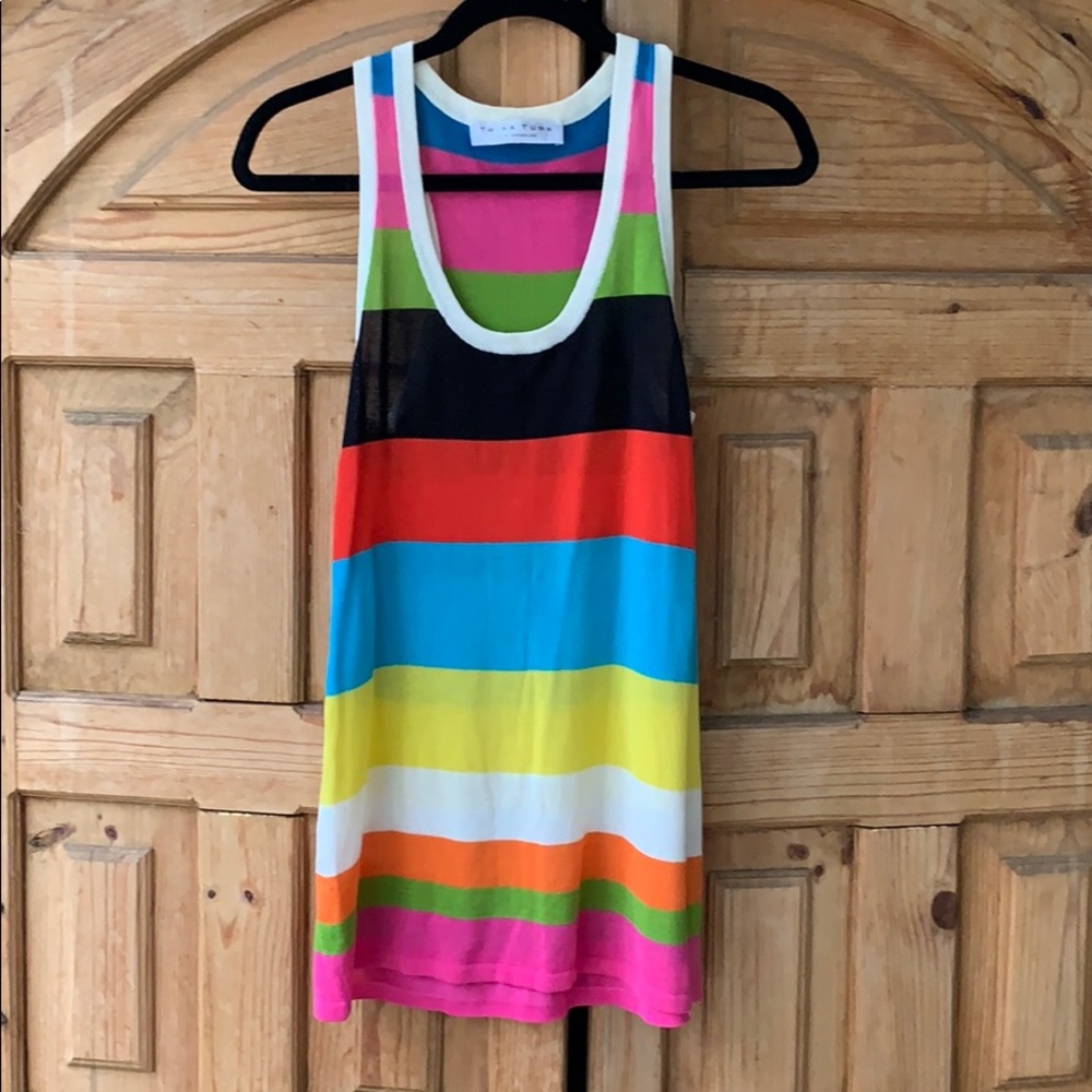 Trina Turk Rainbow Tunic Tank DEEP Discount